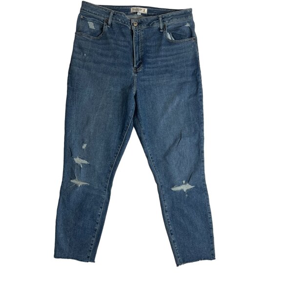 Abercrombie & Fitch Denim - Abercrombie & Fitch The Super Skinny Ankle High Rise Curve Love Denim 16R‎